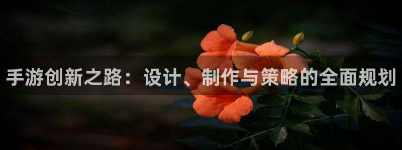 恒盛娱乐下载：手游创新之路：设计、制作与策略的全面规划