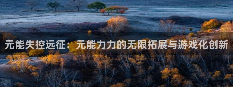 恒盛娱乐注册：元能失控远征：元能力力的无限拓展与游戏化创新